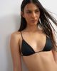 Topshop Topshop Milly micro triangle bikini top in black - 4