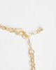 Topshop Topshop Mira statement necklace with shell pendant-Gold - 3