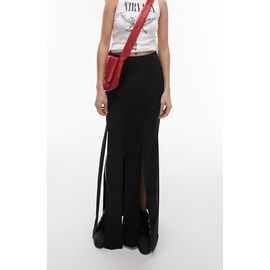 Topshop Topshop Mix Media Splice Skirt