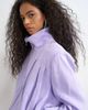 Topshop Topshop modal funnel neck jacket in lilac-Purple - 3