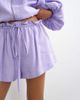Topshop Topshop modal mini shorts in lilac - part of a set-Purple - 2