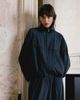 Topshop Topshop modal striped zip up jacket in navy - part of a set - 1