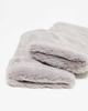 Topshop Topshop Molly fur mittens in gray - 3