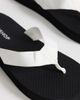 Topshop Topshop Molly toe thong sandals in black and white - 3
