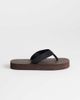 Topshop Topshop Molly toe thong sandals in chocolate-Brown - 2