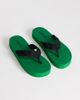 Topshop Topshop Molly toe thong sandals in green and black - 1