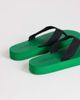 Topshop Topshop Molly toe thong sandals in green and black - 4
