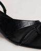 Topshop Topshop Nadir asymmetric mid-height heel sandals in black - 3