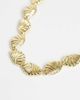 Topshop Topshop Naleigh swirl necklace in gold - 4
