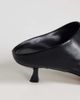 Topshop Topshop Nancy toe thong mid heel sandals in black - 4