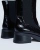 Topshop Topshop Narla square toe chelsea boots in black - 3