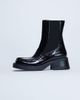 Topshop Topshop Narla square toe chelsea boots in black - 4