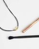 Topshop Topshop Nasha cord necklace in black with gold - 2