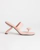 Topshop Topshop Natalie toe thong angular mid heel sandals in pink - 1