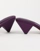 Topshop Topshop Nathan cone heel mule in purple satin - 3