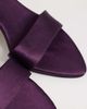 Topshop Topshop Nathan cone heel mule in purple satin - 4