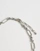Topshop Topshop Naya waterproof stainless steel chain necklace with charms in silver - 3