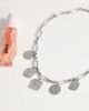 Topshop Topshop Naya waterproof stainless steel chain necklace with charms in silver - 4