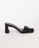 Topshop Topshop Nela mid heel mule in black - 1