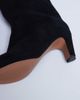 Topshop Topshop Nelly real suede pointed toe slouchy boots in black - 3