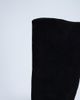 Topshop Topshop Nelly real suede pointed toe slouchy boots in black - 4