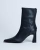 Topshop Topshop Nicky chisel toe ankle boots in black - 1