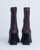 Topshop Topshop Nicky chisel toe ankle boots in burgundy-Red - 3