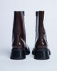Topshop Topshop Nina chunky heel ankle boots in chocolate-Brown - 3