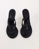Topshop Topshop Nina toe thong heeled sandals in black - 2