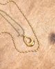 Topshop Topshop Nina waterproof stainless steel multirow chain and pendant necklace in gold - 2