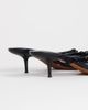 Topshop Topshop Nolan beaded toe thong mid heel sandals in black - 3