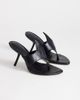 Topshop Topshop Nora angular high heeled mule sandals in black - 2