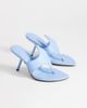 Topshop Topshop Nora angular high heeled mule sandals in cornflower blue - 2