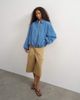 Topshop Topshop nylon bomber jacket in blue - 1