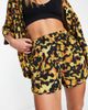 Topshop Topshop nylon runner short in tortoise print - part of a set-Multi - 3