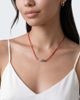 Topshop Topshop Octavia collar length necklace in red with silver detail - 1