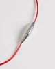 Topshop Topshop Octavia collar length necklace in red with silver detail - 4