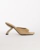 Topshop Topshop Octavia strappy high diamante heel sandal in taupe-NEUTRAL - 1