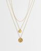 Topshop Topshop Oliver waterproof stainless steel multipack necklace in gold - 1