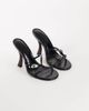 Topshop Topshop Olivia strappy high heel sandals with ball detail in black - 1