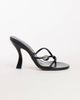 Topshop Topshop Olivia strappy high heel sandals with ball detail in black - 2