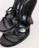 Topshop Topshop Olivia strappy high heel sandals with ball detail in black - 3