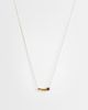 Topshop Topshop Olivio stainless steel necklace in gold tone with brown bead - 1