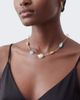 Topshop Topshop Omelia necklace in faux pearl, gold and blue - 1
