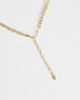 Topshop Topshop Omelia necklace in faux pearl, gold and blue - 3