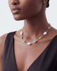 Topshop Topshop Omelia necklace in faux pearl, silver and green - 1