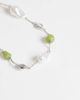 Topshop Topshop Omelia necklace in faux pearl, silver and green - 4
