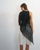 Topshop Topshop one-shoulder cape detail tunic in black - 4