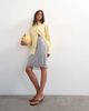 Topshop Topshop organza 90s length skirt in gray - 1