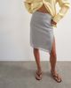 Topshop Topshop organza 90s length skirt in gray - 2